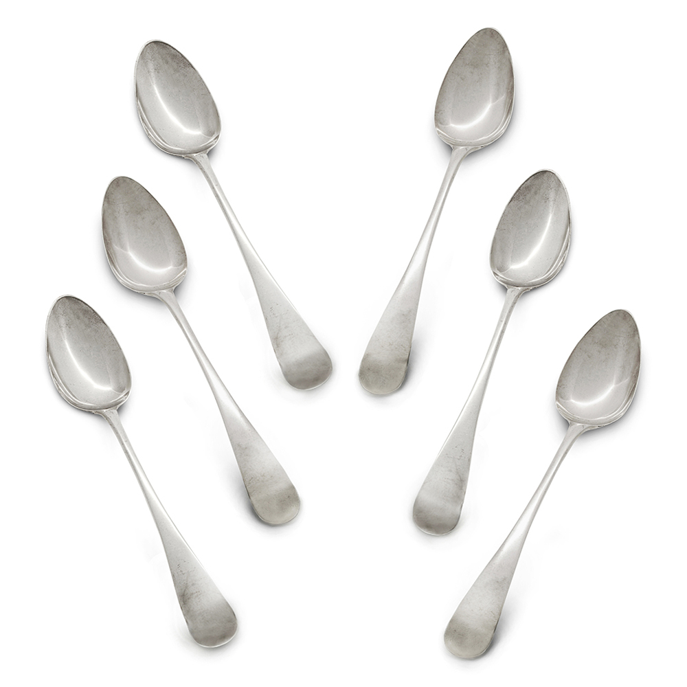 Peter and Ann bateman old english pattern sterling silver table spoons