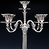 Top five branch's of the antique silver Elkington and co candelabra