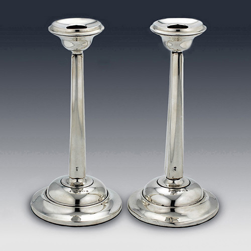 Sterling silver candelsticks reynolds westwood