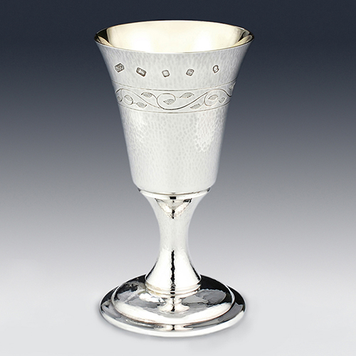 Antique silver goblet chalice john crussell