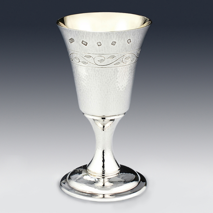 Lincoln Cathedral limited edition sterling silver goblet John Crussell