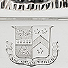 Engraved crest ESSE QUAM VIDERI To Be Rather Than To Seem