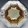 Gilt and perimeter scrolls to sterling silver sugar bowl