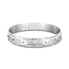 Riveted silver bangle