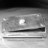 Broken hinge to silver arts and crafts silver box