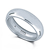 Court shape wedding ring