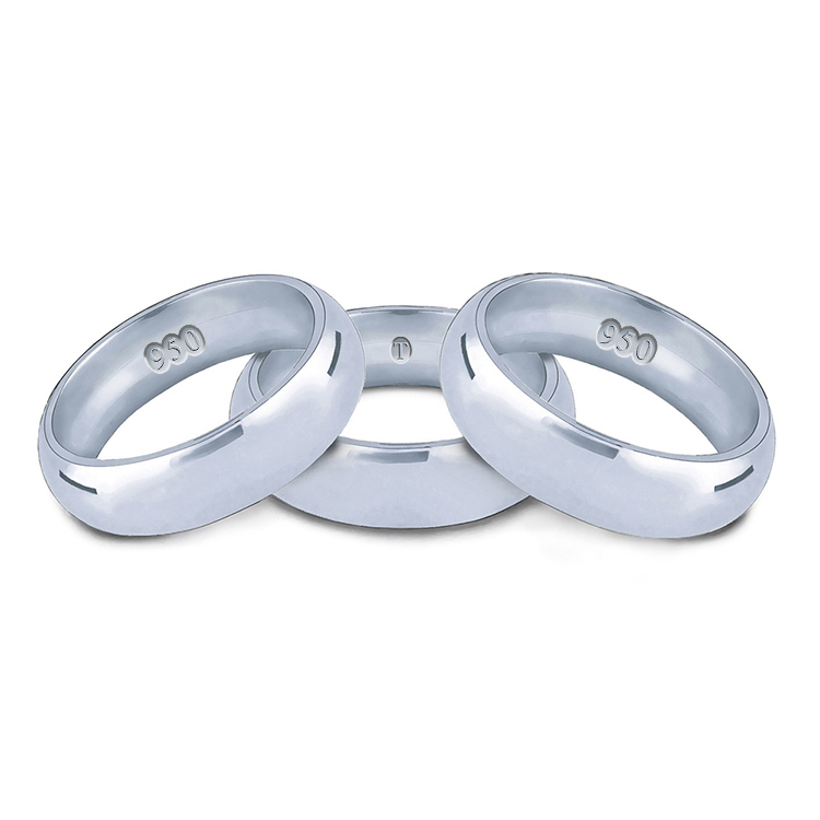4mm Solid Sterling Silver Court Shaped Wedding Ring – Nickel-Free, Made In Great Britain – Roberts & Co
