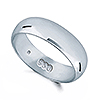 D–shape wedding ring