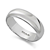 D–shape wedding ring