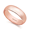 D–shape wedding ring