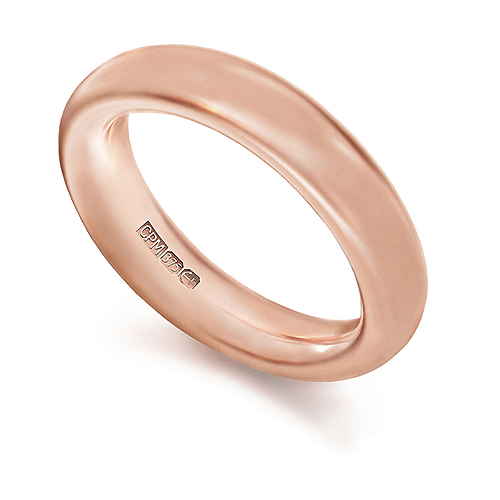 9ct Rose gold 375 halo wedding ring