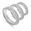 Halo shape wedding rings and bands