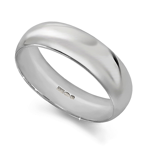 thumbnail image 2 of Limani London 925 Sterling Silver 4mm Traditional Court Wedding Band Ring – Mens Womens, UK Made 2 of 6