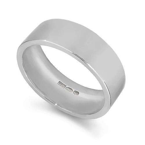 Sterling silver 925 easy fit wedding ring