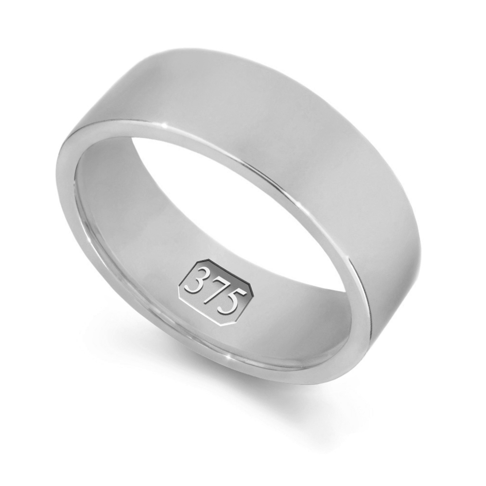 White Gold Wedding Rings | 9ct and 18ct Bands | Tarvier