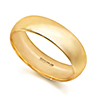 Court shape wedding ring