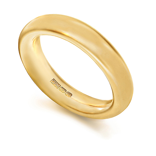 9ct Yellow gold 375 halo wedding ring